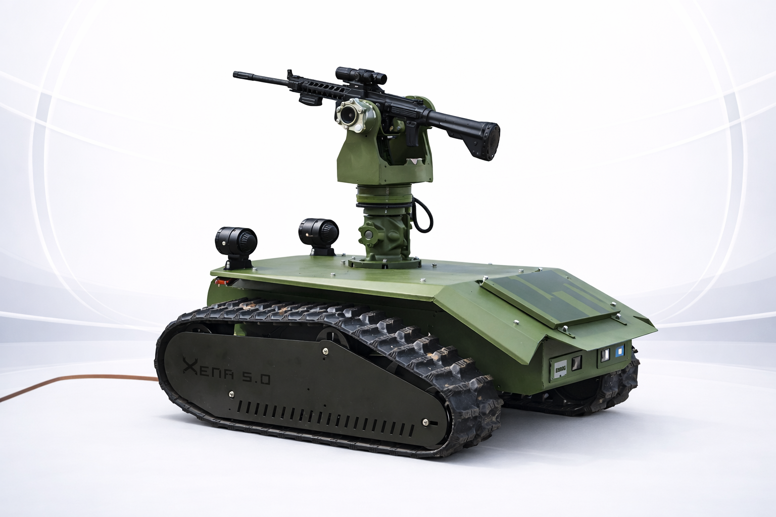 XENA™ UGV WITH RCWS (Unmanned Ground Vehicle)